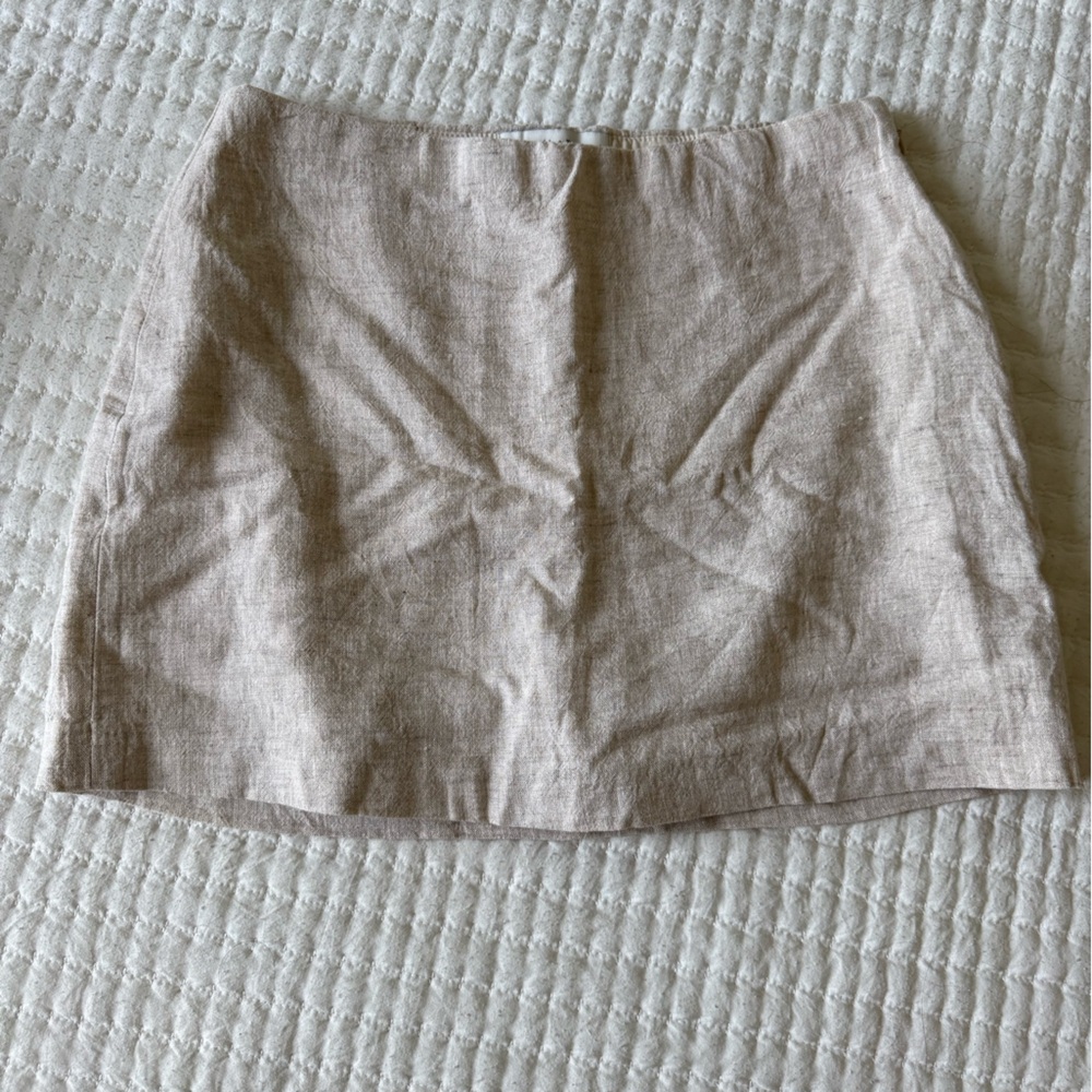 Abercrombie & Fitch Beige Mini Skirt